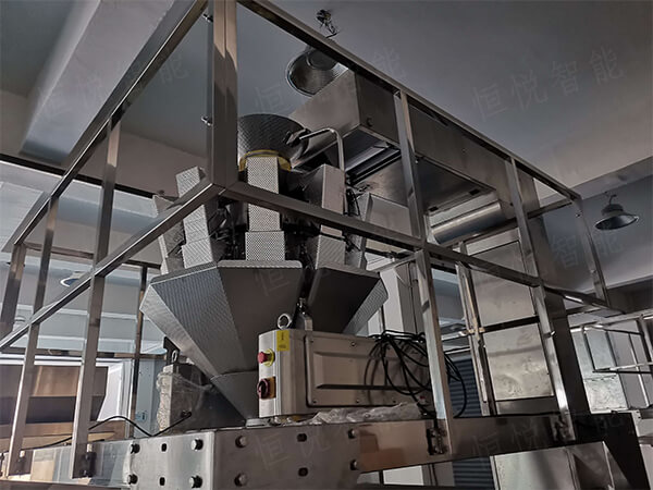 全自動食品包裝機利用電腦多頭組合秤計算包裝重量 全自動食品包裝機利用電腦多頭組合秤計算包裝重量