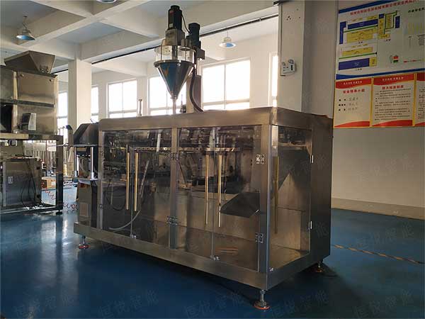 全自動(dòng)水平給袋式包裝機(jī)，多快好省效率高