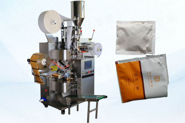 全自動(dòng)袋泡茶包裝機(jī)，內(nèi)外袋一體成型